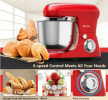 5.3 Qt Stand Kitchen Food Mixer 6 Speed with Dough Hook Beater