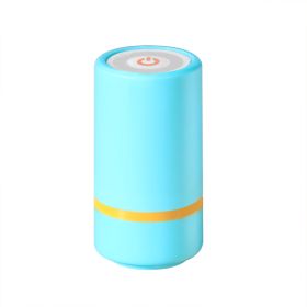 New Mini Vacuum Sealer Kitchen Portable USB Electric Air Pump Fresh-Keeping Handheld Vacuum Sealing Machine Packaging Packer For Home (Option: K01 blue-USB)