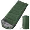 Camping Sleeping Bags for Adults Teens Moisture-Proof Hiking Sleep Bag with Carry Bag for Spring Autumn Winter Seasons