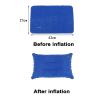 cookwarePortable Fold Inflatable Air Pillow Outdoor Travel Sleeping Camping PVC Neck Stretcher Backrest Plane Comfortable Pillow