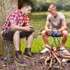 Folding Stool with Built-in Handle for Adults